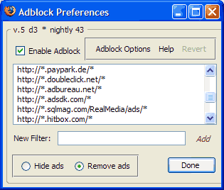 Adblock Firefox Addon