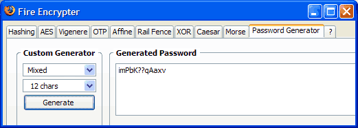 Fire Encrypter Firefox Addon