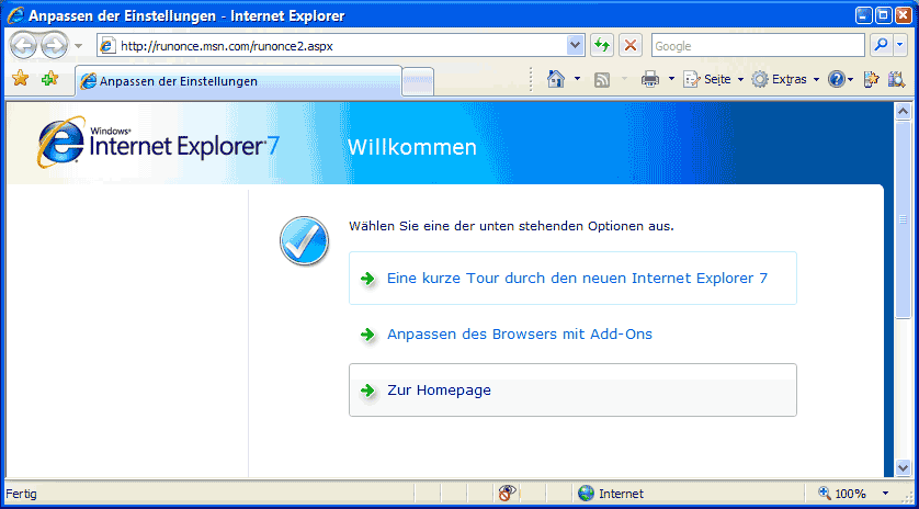 IE7 falsche Startseite, 74005, runonce2