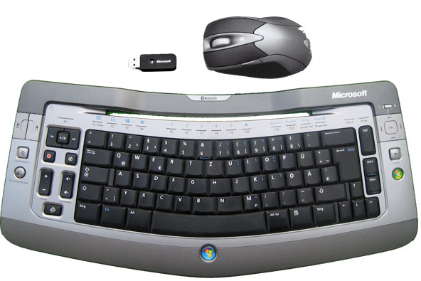 Tastatur, Maus, Bluetooth-Empfänger